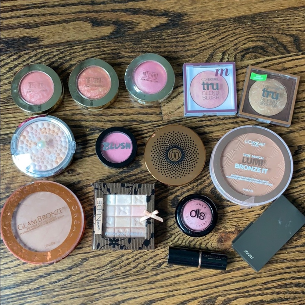 Blush, Bronzer and Highlighter Lot